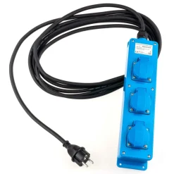 DWS 3-voudige stekkerdoos 5 meter< Camping Elektra