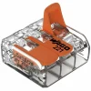 Kabels-DWS Wago Compact 3-voudige lasklem 0,14 - 4 mm²  per 5 stuks