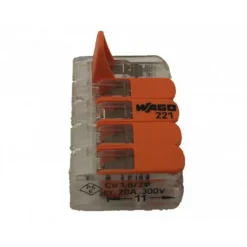 DWS Wago Compact 5-voudige lasklem 0,14 - 4 mm²  per 5 stuks< Kabels