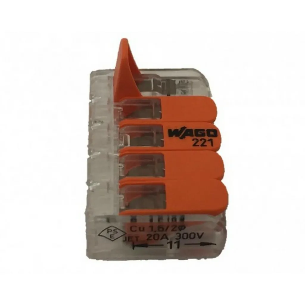 DWS Wago Compact 5-voudige lasklem 0,14 - 4 mm² per 5 stuks< Kabels