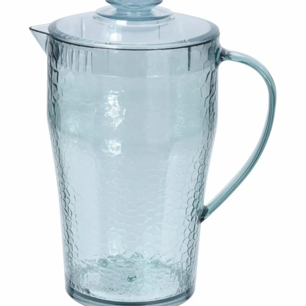 DWS waterkan 1,9 liter transparant blue< (Thermos)Kannen