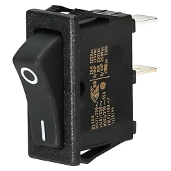 Schakelmateriaal-DWS Wipschakelaar 0-1 16A zwart