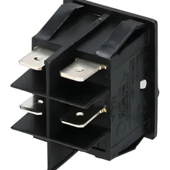 Schakelmateriaal-DWS Wipschakelaar 16A 30 x 22 mm zwart