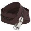 Tentonderdelen-DWS YKK Rits op rol 120 cm brown
