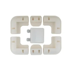 Zonnepanelen & Energie-DWS Zonnepaneel montageset 7-delig wit