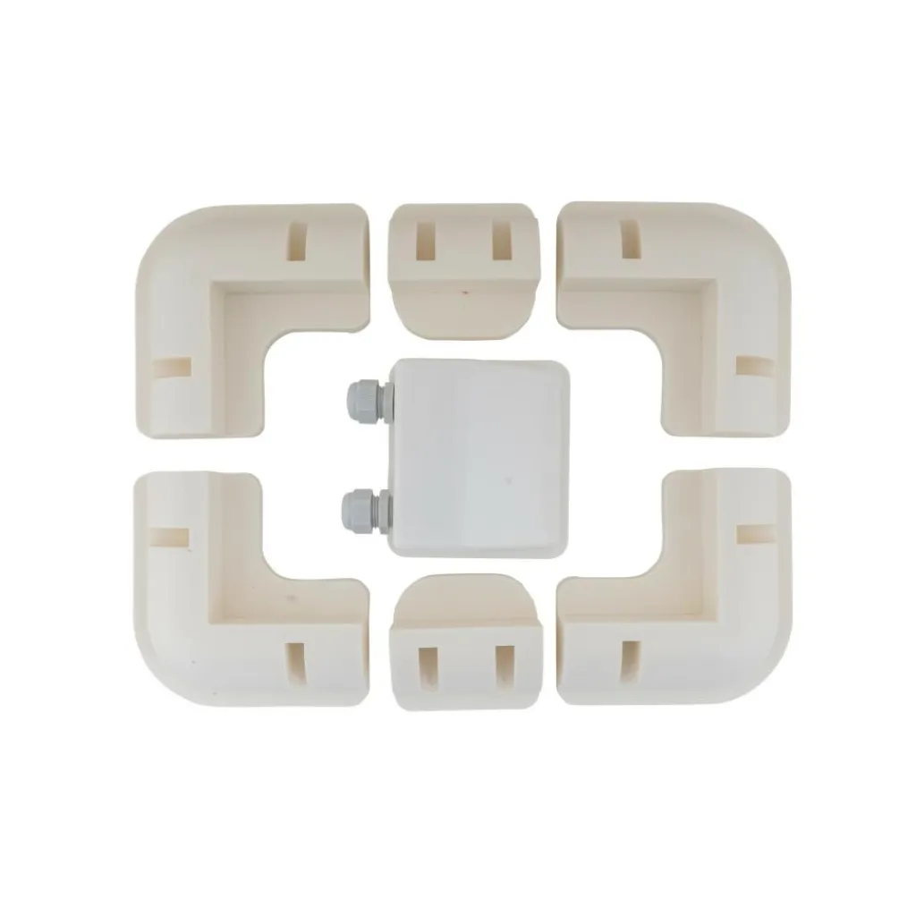 Zonnepanelen & Energie-DWS Zonnepaneel montageset 7-delig wit