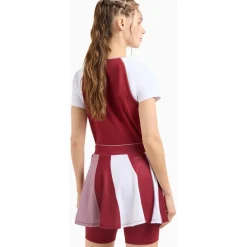 Tenniskleding-EA7 6DTN51-TJ04Z tennisrokje dames red