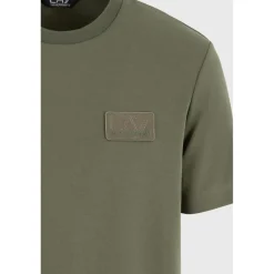 Sportshirt-EA7 Train Lux shirt heren green