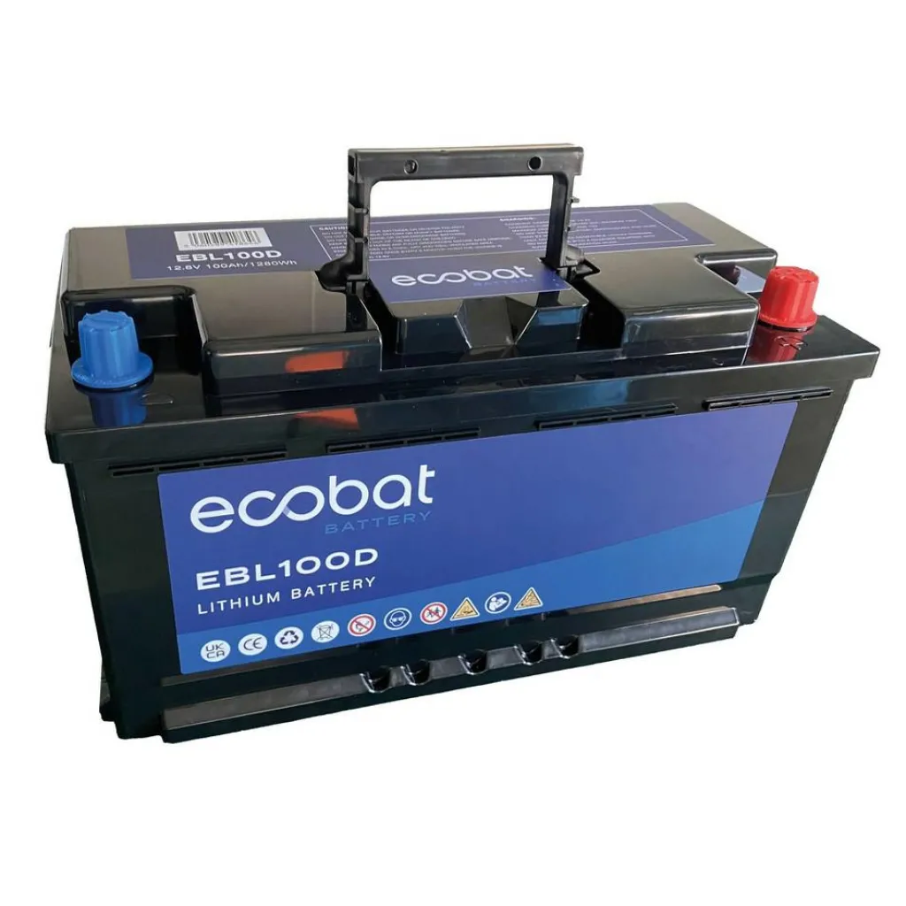 Accu's & Batterijen-Ecobat LiFePO4 12V-100Ah accu