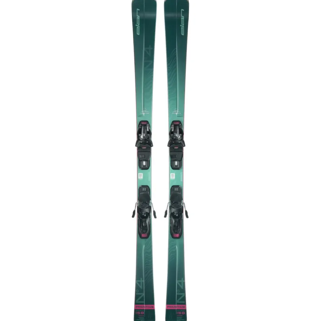 Ski's|Wintersport-Elan Primetime N°4 25 - 26 ski's dames met ELX 11.0 GW Shift binding