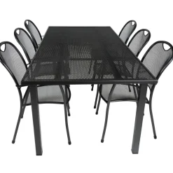 Tuinsets-ENGARDEN by Kettler  Strek 220 Kos 6 tuinset antraciet