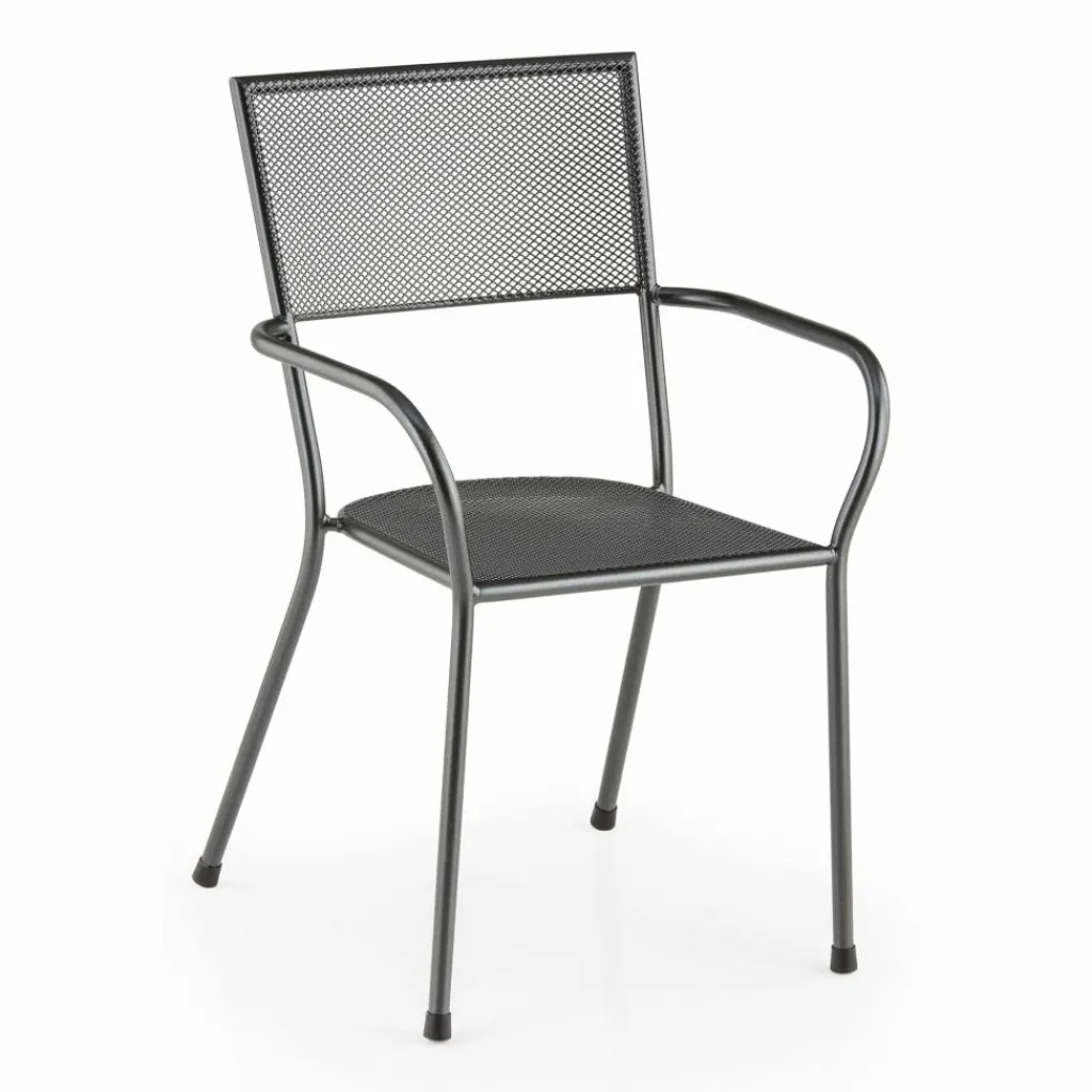 Tuinstoelen-ENGARDEN by Kettler Terraza stapelbare tuinstoel antraciet