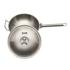EOE Wokpan met inklapbare steel ø 32 cm< Pannen