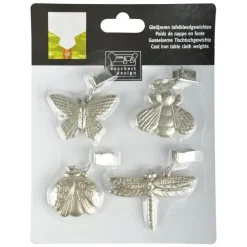 Esschert Design  Gietijzer tafelkleedgewichten assorti< Overige Accessoires