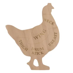 Hulpmiddelen-Esschert Design Kip snijplank