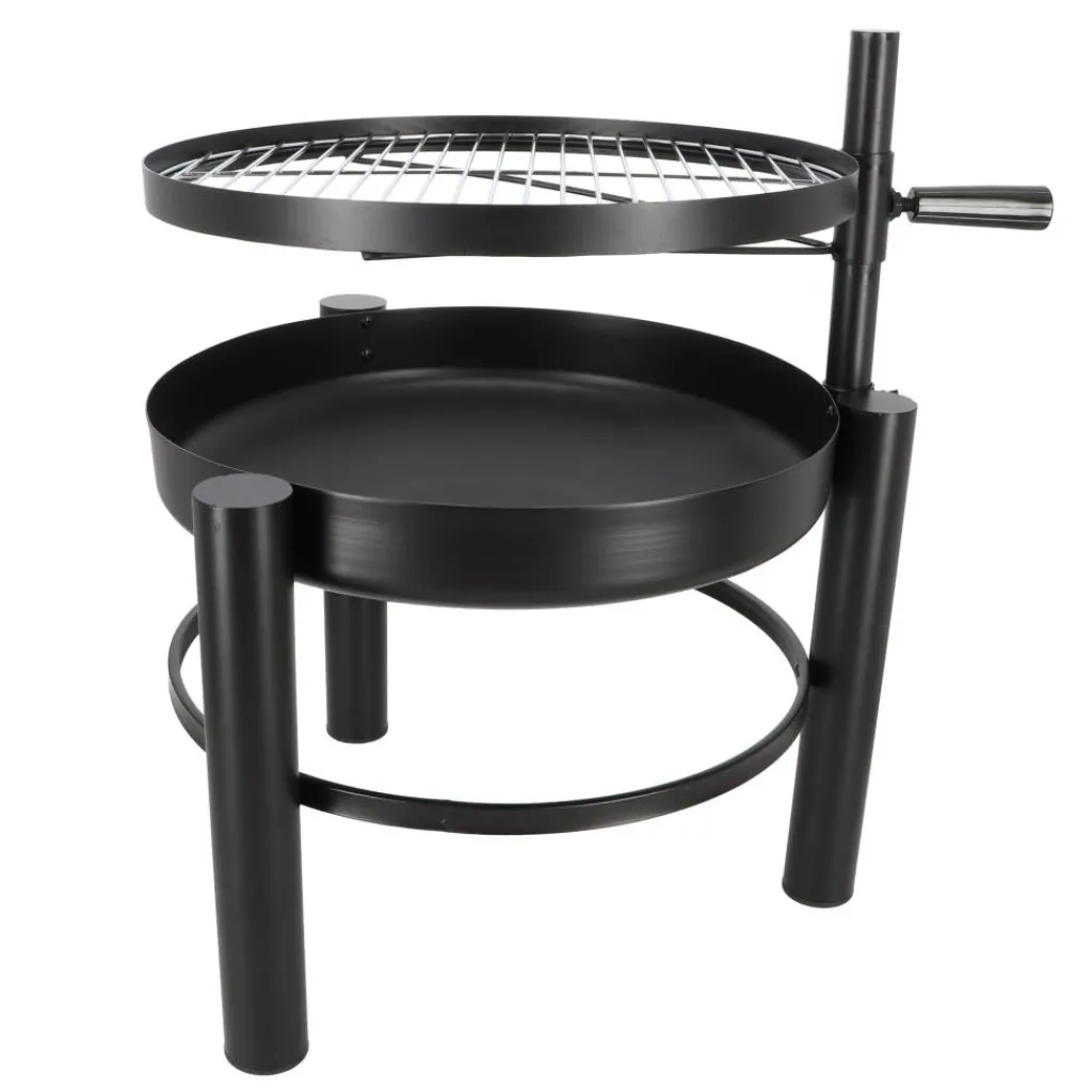 Esschert Design Vuurschaal S met bbq rooster< Vuurschalen