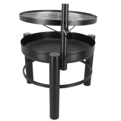 Esschert Design Vuurschaal S met bbq rooster< Vuurschalen