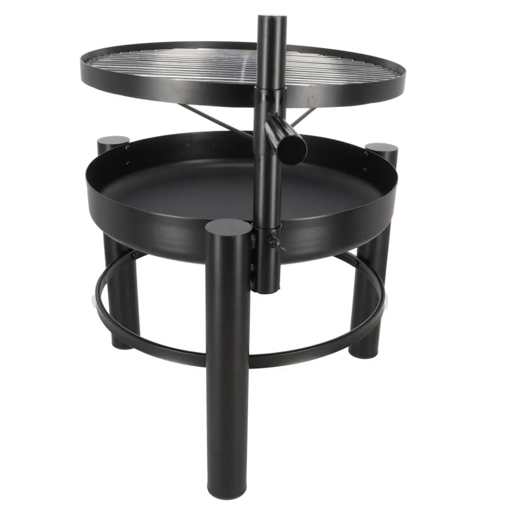 Esschert Design Vuurschaal S met bbq rooster< Vuurschalen