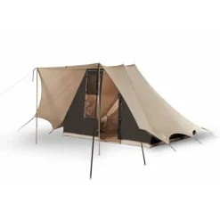 4-Persoons Tent|Tunneltenten-Esvo Bedouin 300 piramidetent beige