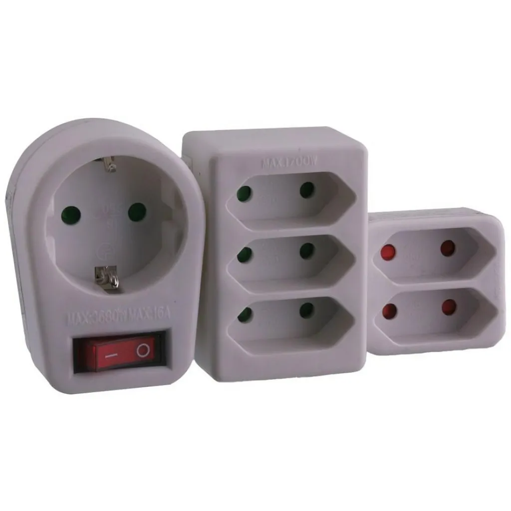 Exin Stekkerverdeelset< Camping Elektra