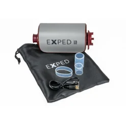 Opblaaspompen-Exped Mega Pump elektrische pomp rood