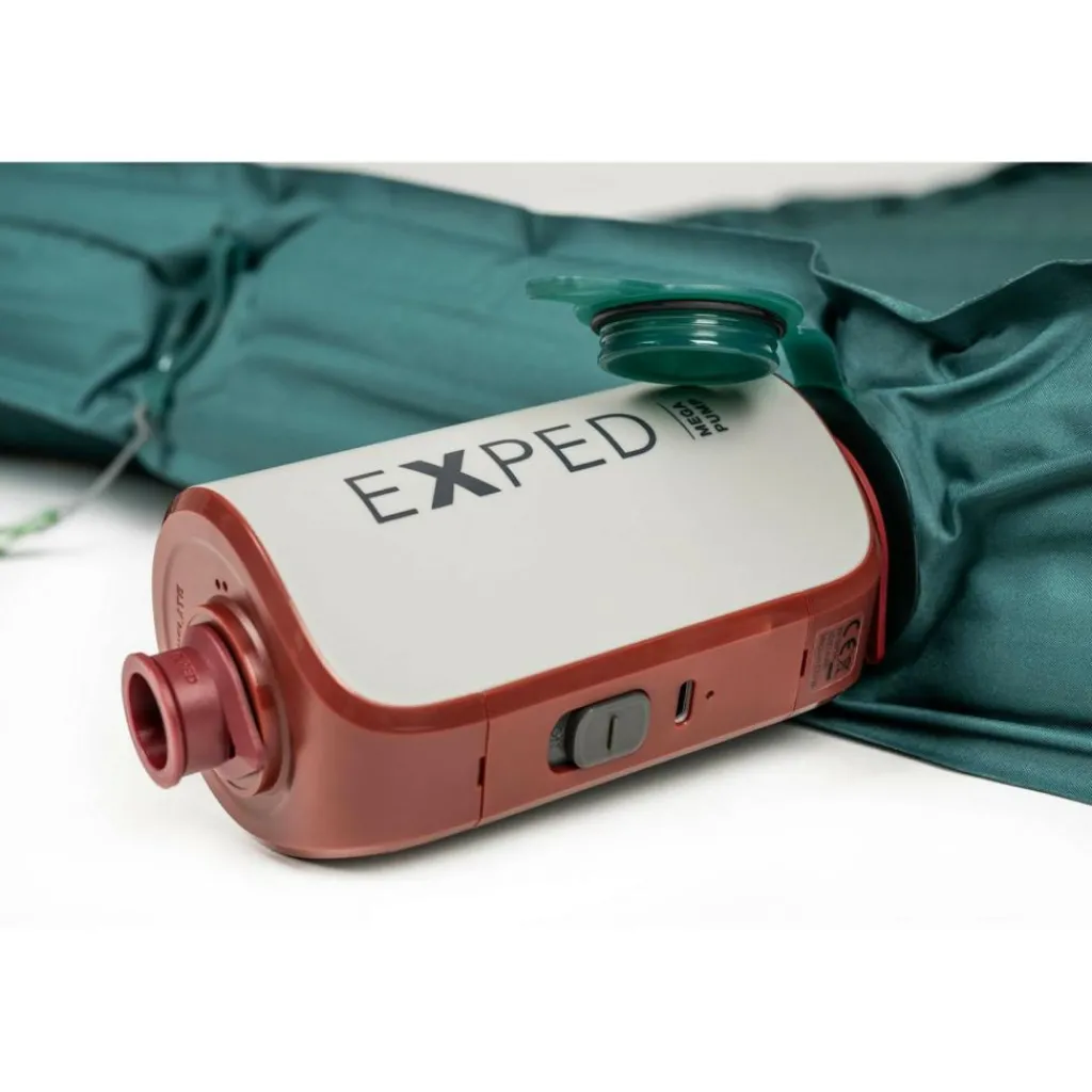 Opblaaspompen-Exped Mega Pump elektrische pomp rood