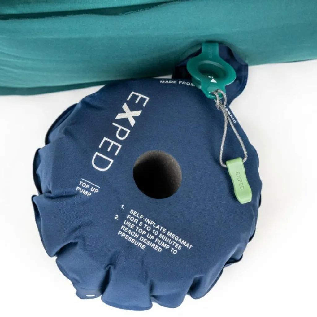 Exped MegaMat LW self-inflating slaapmat cypress green< Slaapmatten