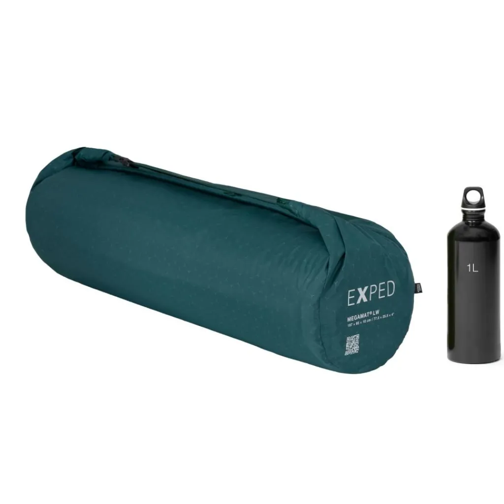 Exped MegaMat LW self-inflating slaapmat cypress green< Slaapmatten