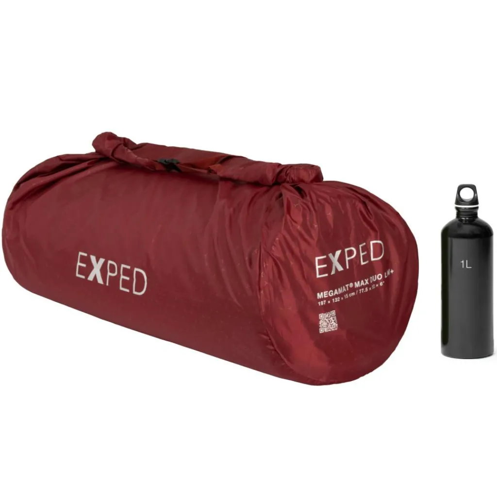 Exped MegaMat Max Duo LW+ slaapmat burgundy red< Slaapmatten