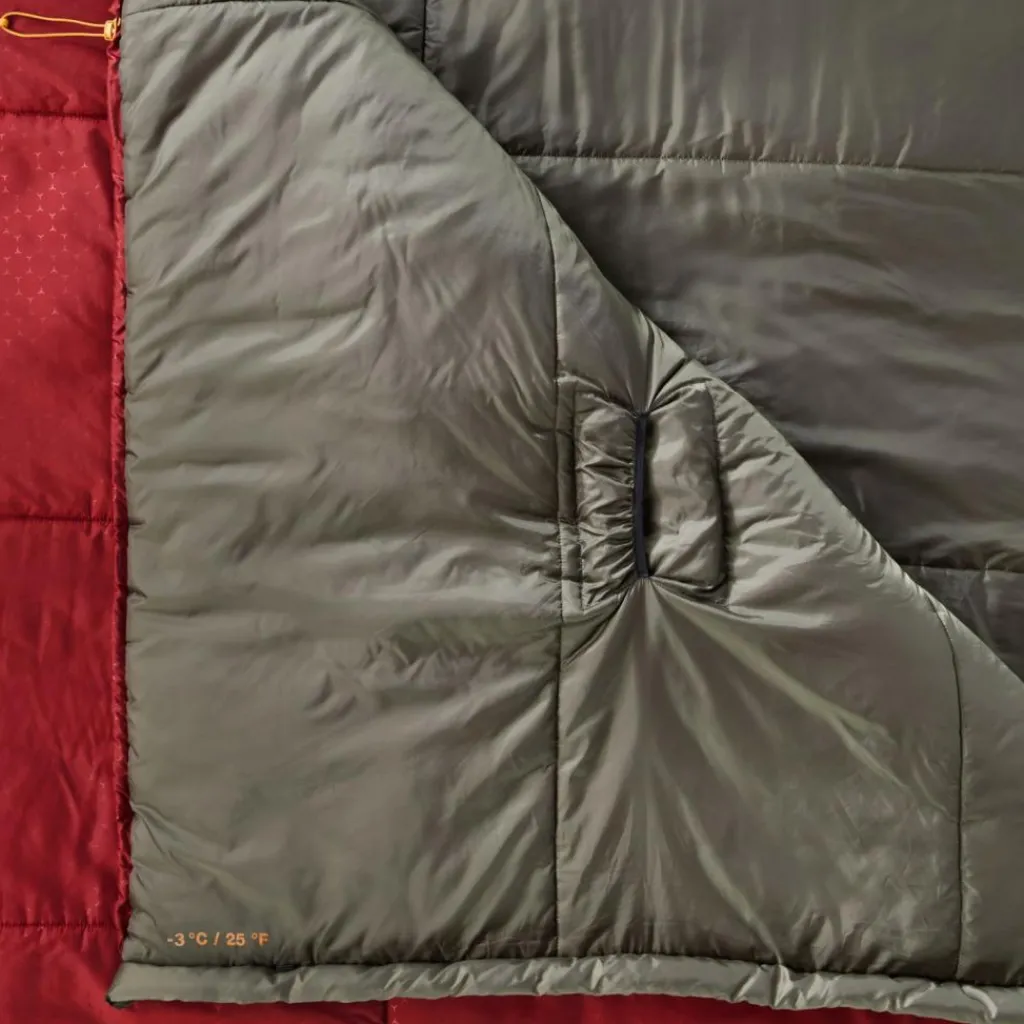 Exped Megasleep Duo 2-persoons slaapzak burgundy ocean< Slaapzakken