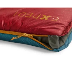 Exped Megasleep Duo 2-persoons slaapzak burgundy ocean< Slaapzakken
