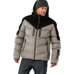 Ski Jassen|Wintersport-Falcon Alessandro winterjas heren sandstone