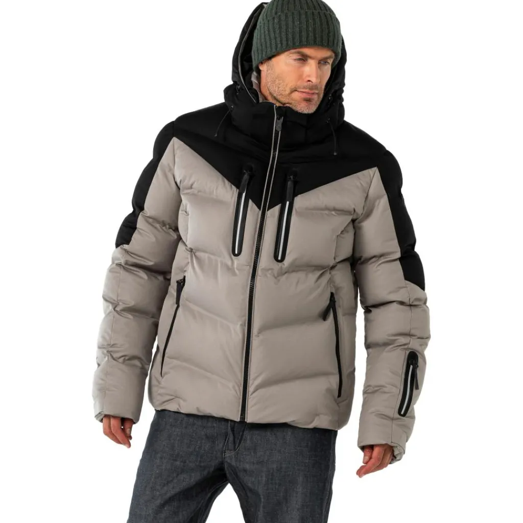 Ski Jassen|Wintersport-Falcon Alessandro winterjas heren sandstone