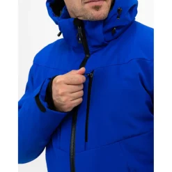 Ski Jassen|Wintersport-Falcon Boris softshell winterjas heren astral blue