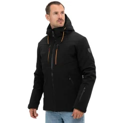 Falcon Boris softshell winterjas heren black< Ski Jassen|Wintersport