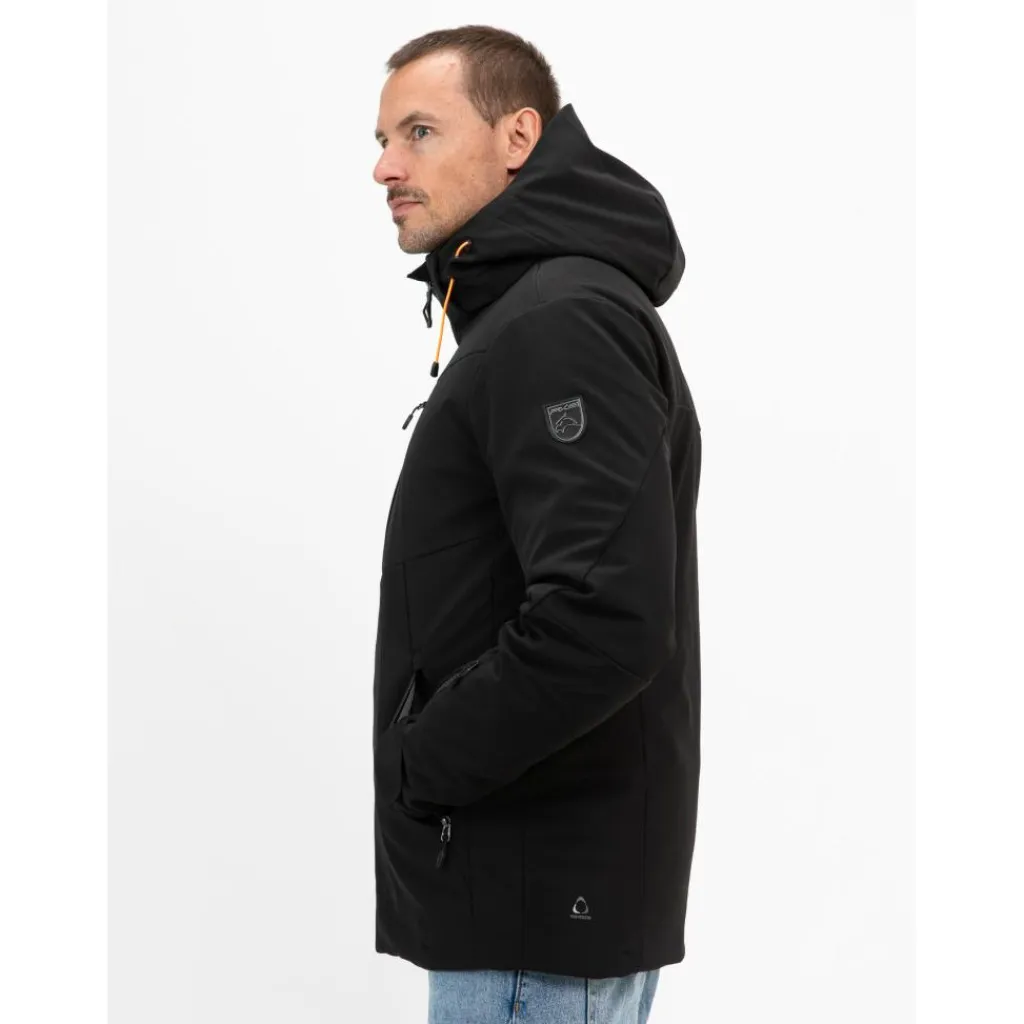 Falcon Boris softshell winterjas heren black< Ski Jassen|Wintersport