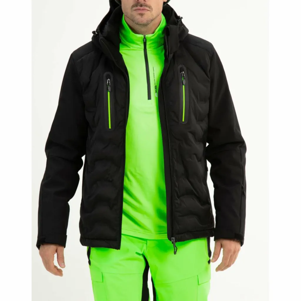 Ski Jassen|Wintersport-Falcon Brian winterjas heren black