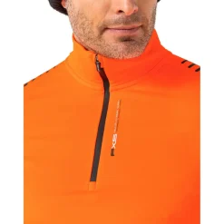 Falcon Denzel skipully heren shocking orange< Skipullies|Wintersport