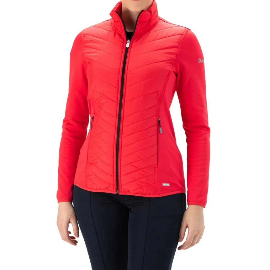 Falcon Laura trainingsjack dames rood< Trainingsjack