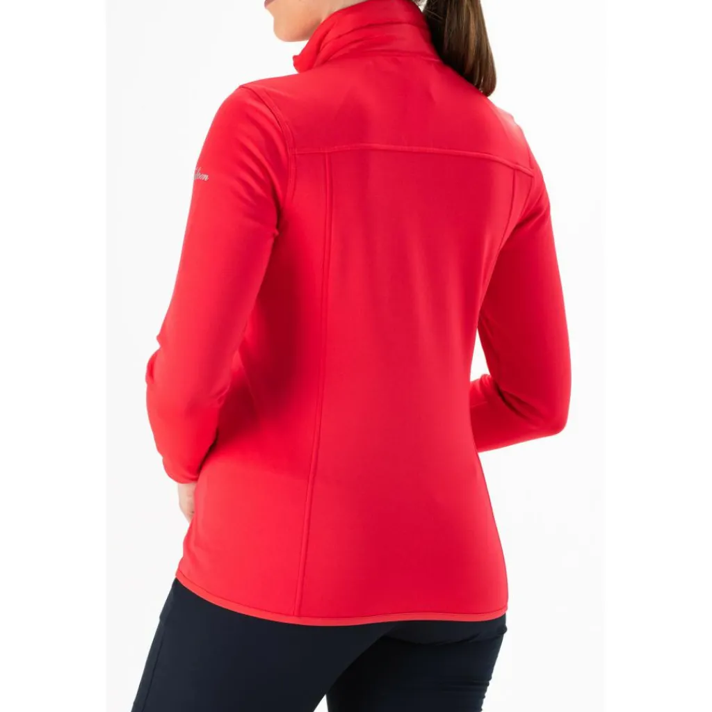 Falcon Laura trainingsjack dames rood< Trainingsjack