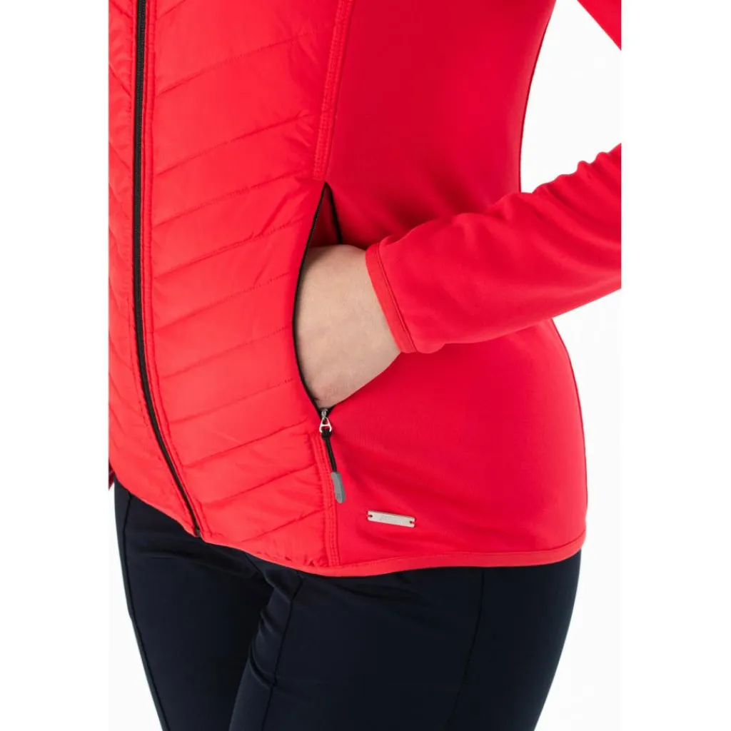 Falcon Laura trainingsjack dames rood< Trainingsjack