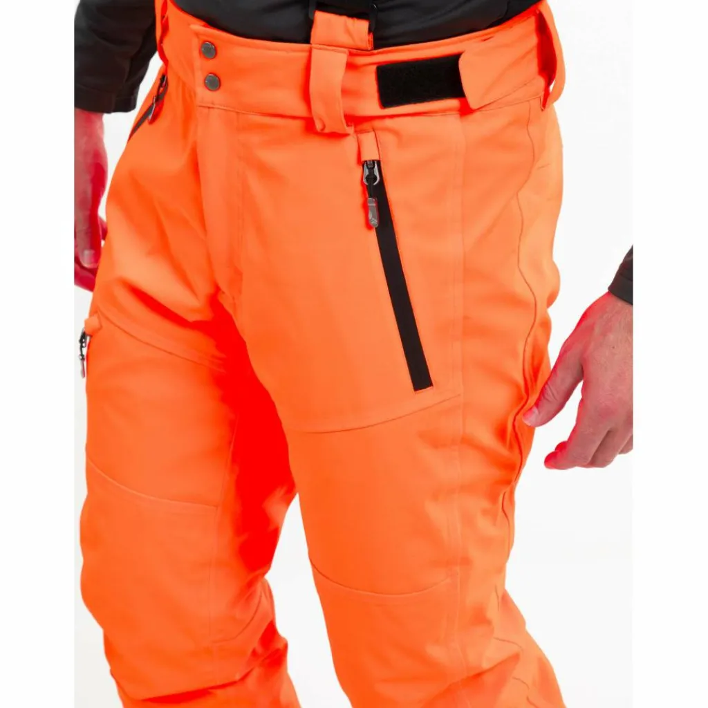Skibroeken|Wintersport-Falcon Phoenix skibroek heren shocking orange