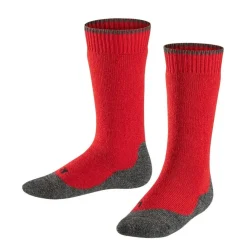 Falke Active Warm + skisokken junior red< Skisokken|Snowboardsokken