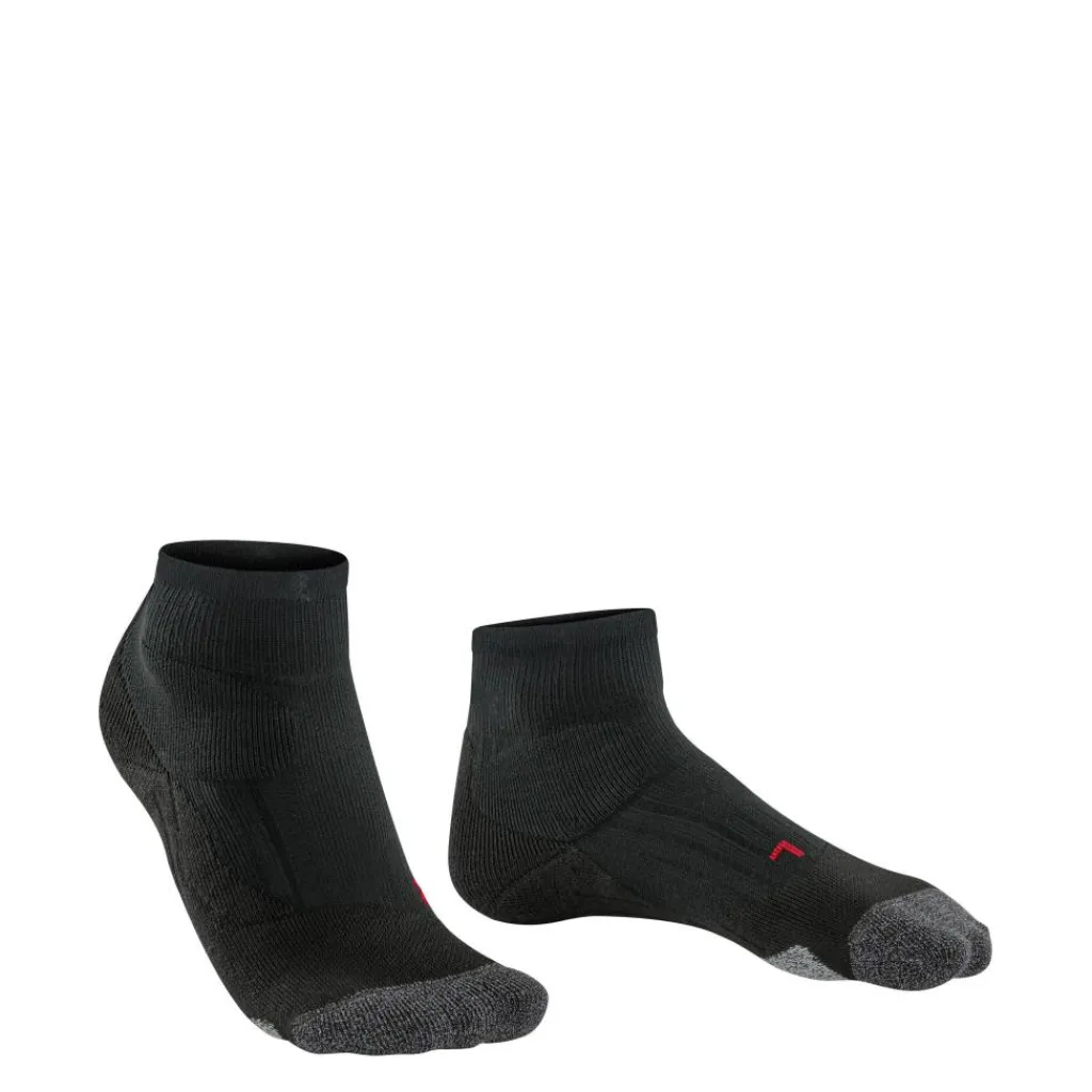 Falke PL2 Short tennissokken heren black< Tenniskleding