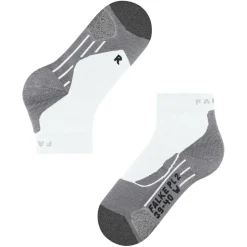 Falke PL2 Short tennissokken heren white< Tenniskleding