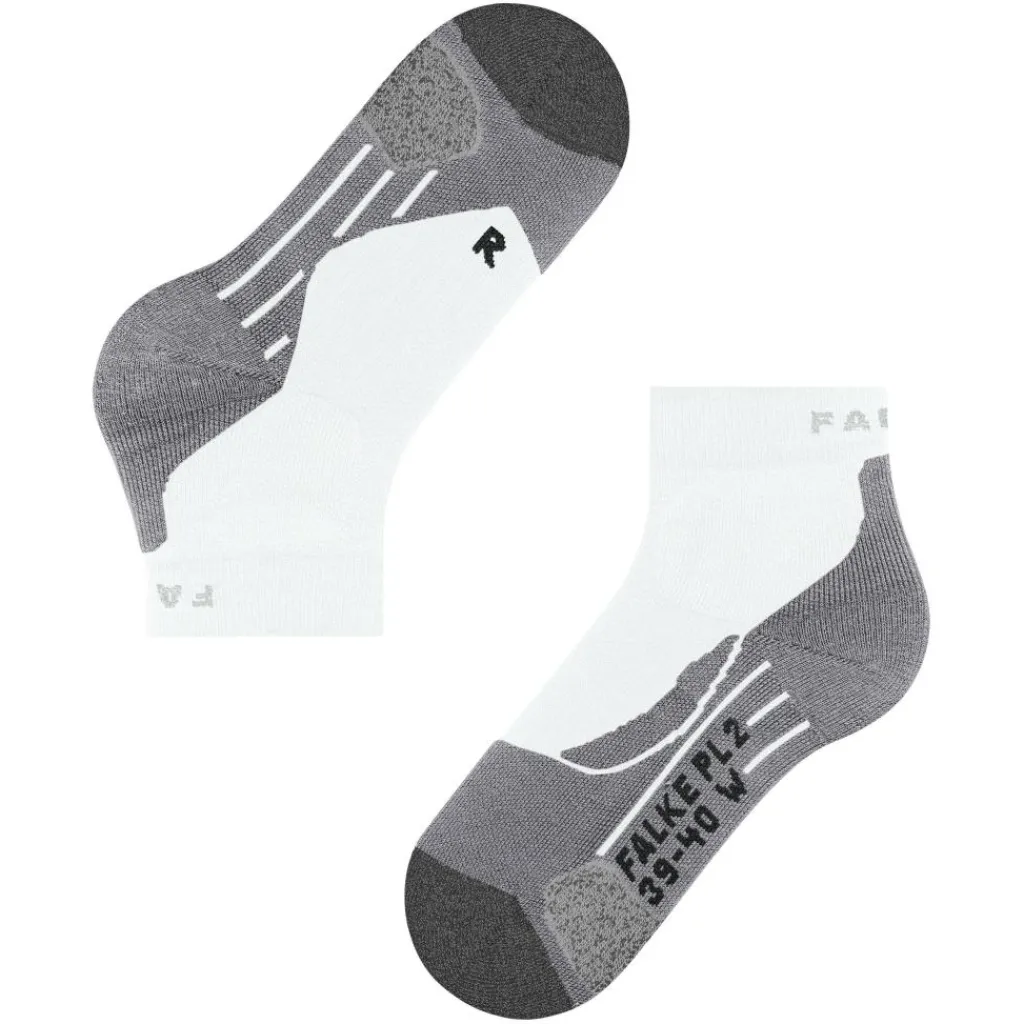 Falke PL2 Short tennissokken heren white< Tenniskleding