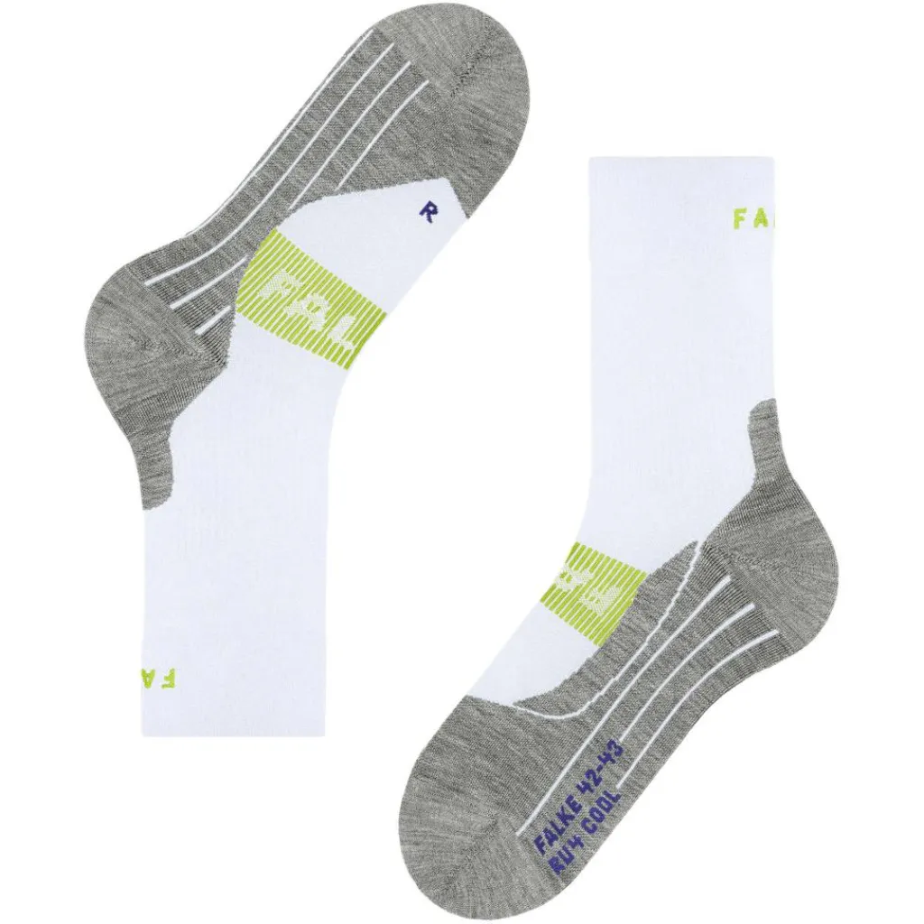 Falke RU4 Endurance Cool hardloopsokken heren white< Hardloopkleding