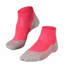 Hardloopkleding-Falke RU4 Endurance Short hardloopsokken dames rose