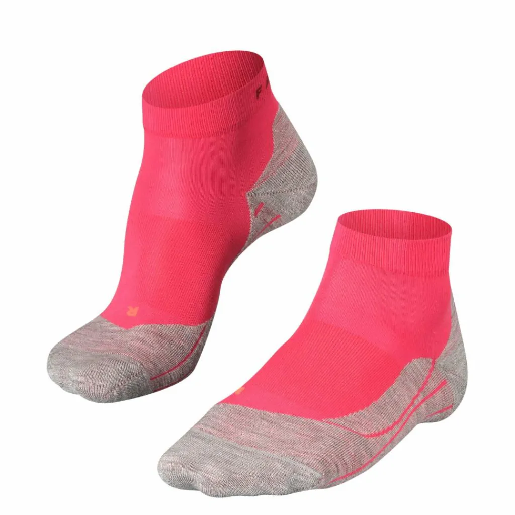 Hardloopkleding-Falke RU4 Endurance Short hardloopsokken dames rose