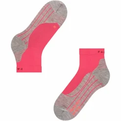 Hardloopkleding-Falke RU4 Endurance Short hardloopsokken dames rose